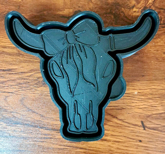 Bull Skull with Bow